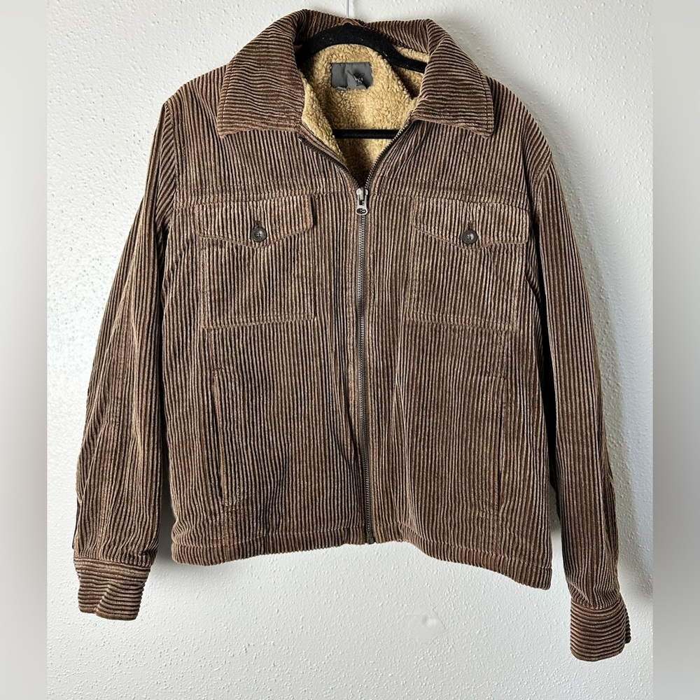 Zara Men’s Corduroy Sherpa Jacket